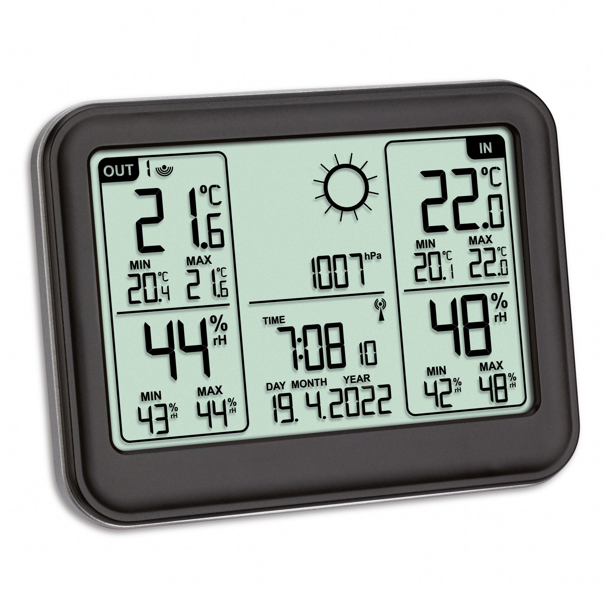 TFA-Dostmann 35.1141.01 Temperatur-/Feuchtesensor – Kabellos, −40–60 °C, 1–99 %