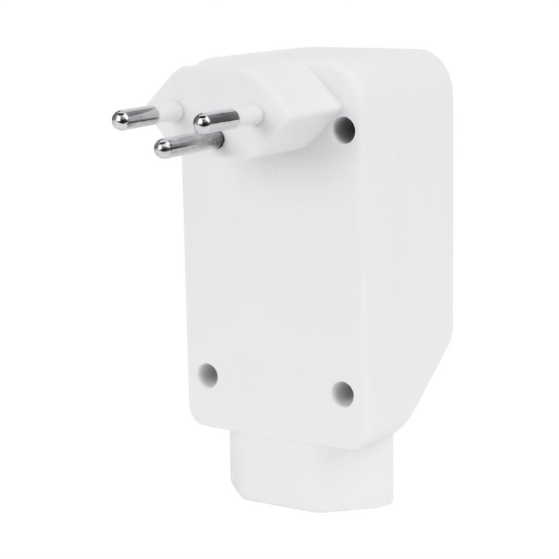 Steffen 50 00046 Mehrfachadapter T12 zu 3× T13 – 250 V, 10 A, mit Kinderschutz – Weiss