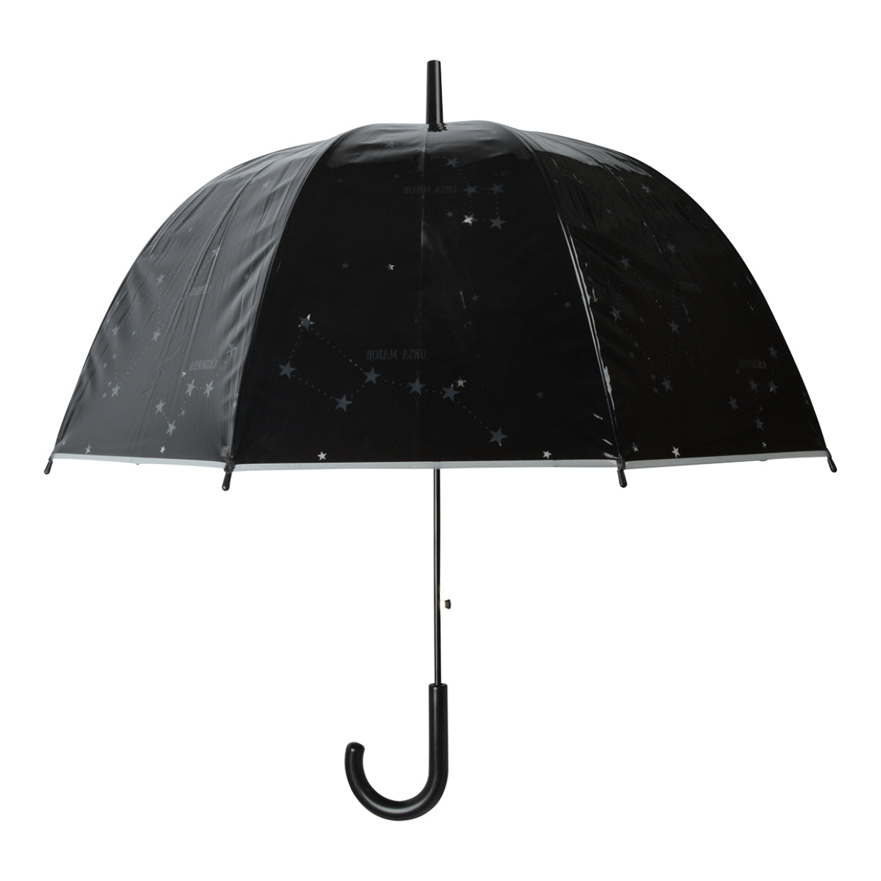Esschert Design Stockschirm TP243 – Ø 80,7 cm, L 81 cm – schwarzer Sternenhimmel