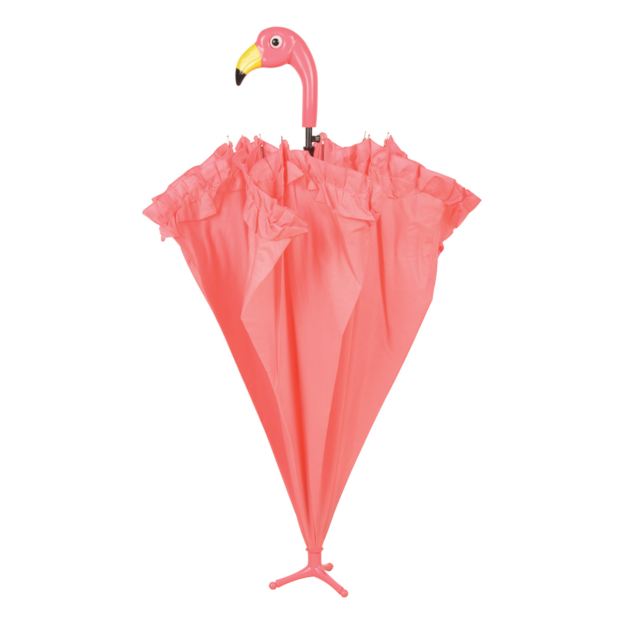 Esschert Design Stockschirm TP203 – Auf/Zu-Automatik, Ø 98 cm, L 79 cm – rosa
