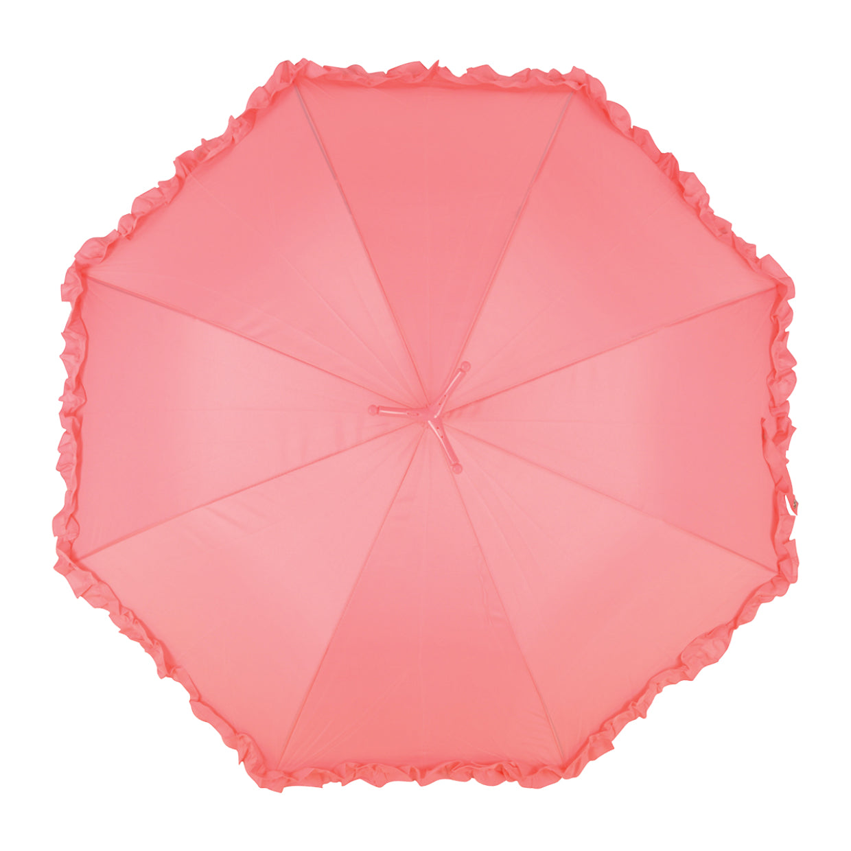 Esschert Design Stockschirm TP203 – Auf/Zu-Automatik, Ø 98 cm, L 79 cm – rosa