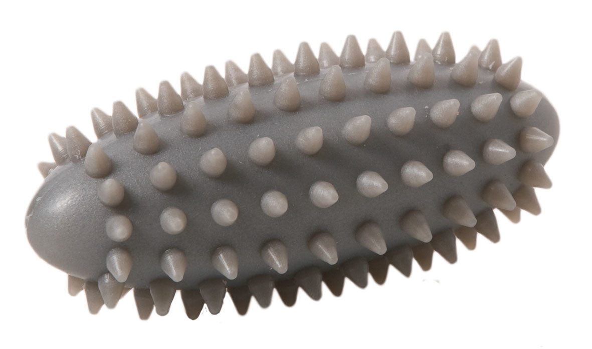 TOGU Massageball Hand Trainer Plus – 11 × 5 cm, 250 g – silber – Kunststoff