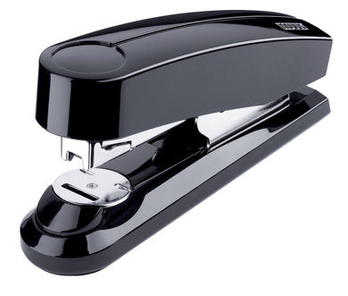 Novus B4 FC – Hefter, für 24/6, 26/6, 24/8, Flat-Clinch, Federmechanik, Einlegetiefe 60 mm, Schwarz