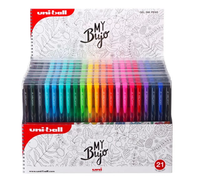 Uni-Ball Signo RT Gelschreiber – 21 Farben, 0,4 mm, wasserfest, lichtbeständig