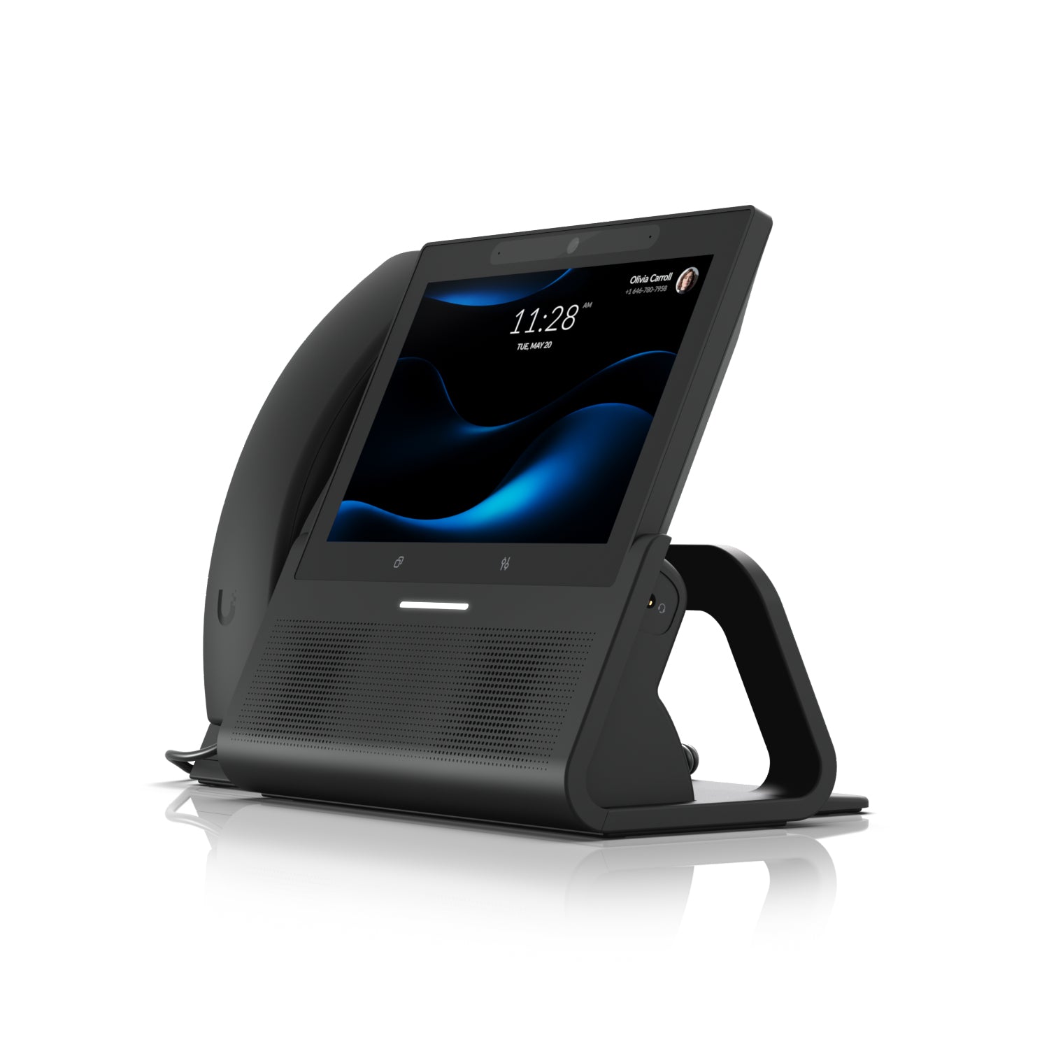 Ubiquiti Talk – IP-Videotelefon, 7" Touch, WLAN/BT, Gigabit, PoE, für G3 Wireless-Handset, Schwarz