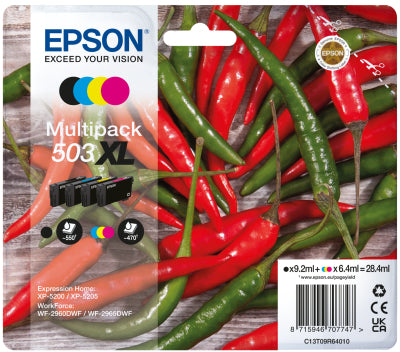 Epson 503XL Tintenpatronen-Multipack,  (Original) – für XP-5200/XP-5205, WF-2960DWF/WF-2965DWF