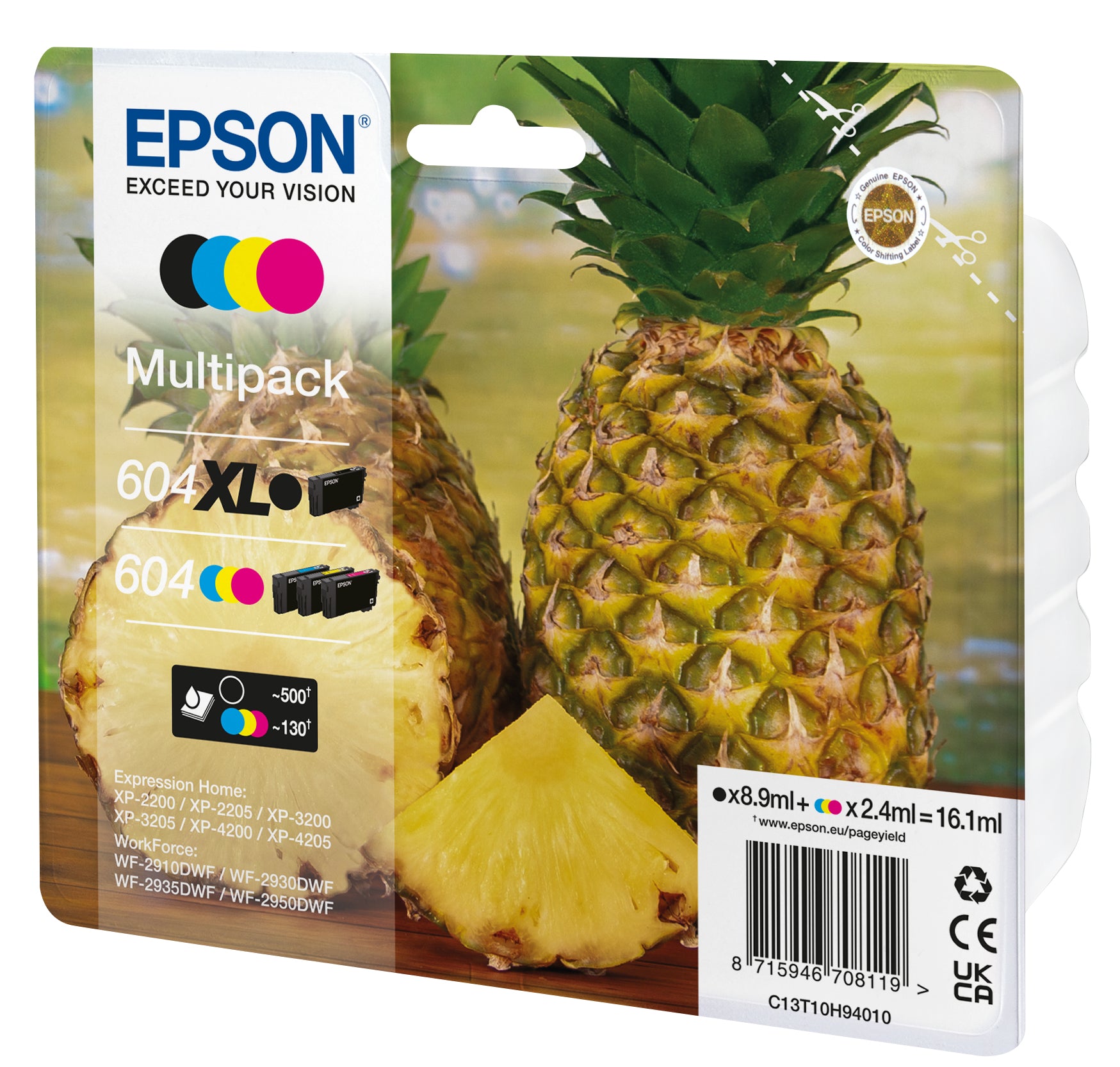 Epson 604XL Tintenpatronen-Multipack,  (Original) – für Expression Home, WorkForce …