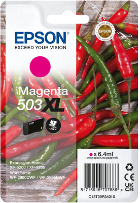 Epson 503XL Magenta Tintenpatrone (Original) – für Expression Home XP-5200/5205, WorkForce WF-2960DWF/2965DWF