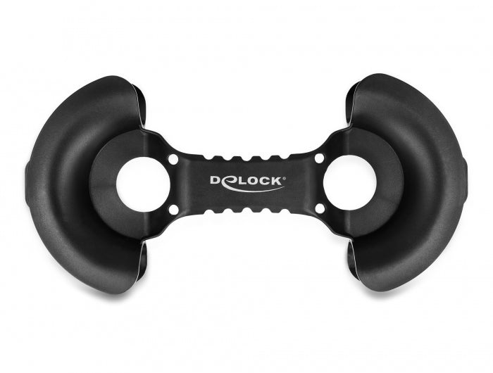 DeLOCK Kabelrolle, Kunststoff, für Aussenbereich, 250×115×45 mm – schwarz