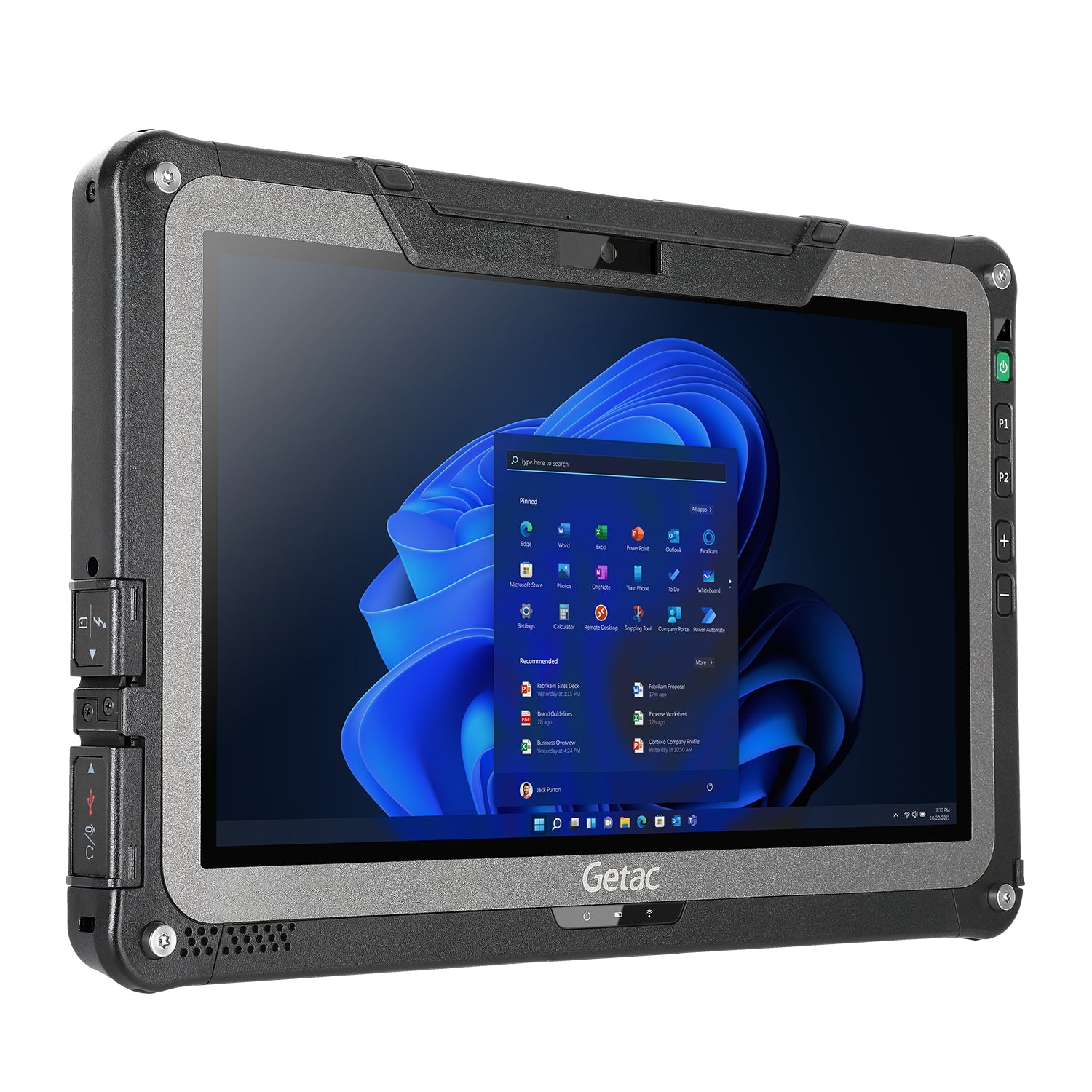 Getac F110G6 – 11,6", 256 GB, 8 GB RAM, WLAN + 4G, Windows 11 Pro