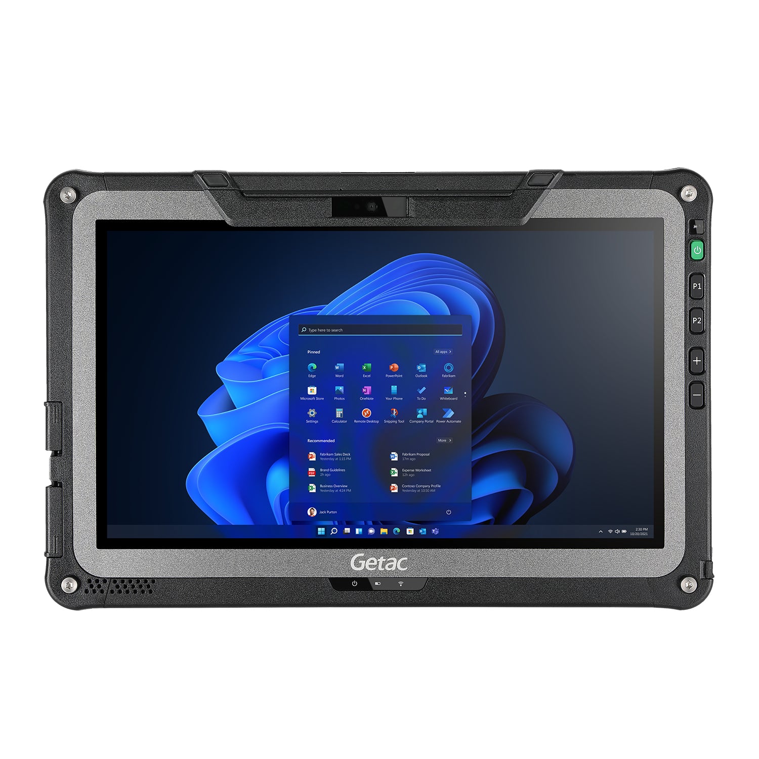 Getac F110G6 – 11,6", 256 GB, 8 GB RAM, WLAN + 4G, Windows 11 Pro