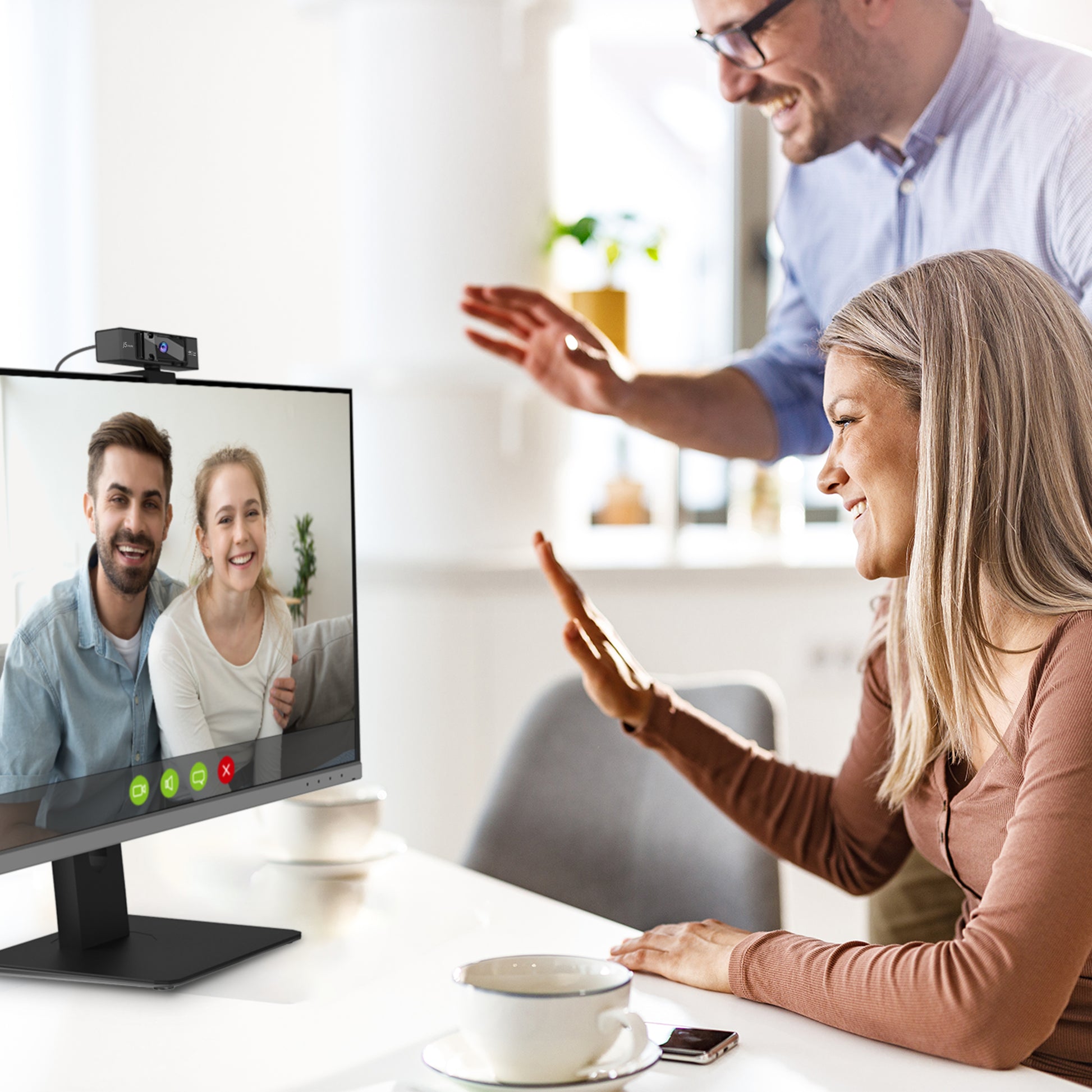 j5create Webcam – 4K, USB, 5× Digitaler Zoom