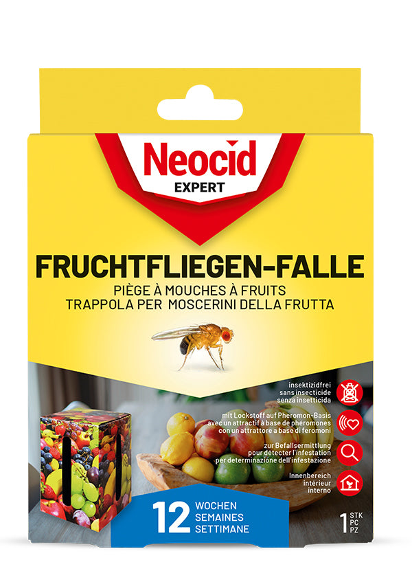 Neocid EXPERT Insektenfalle – 10,5 × 15 cm – mehrfarbig – für Fluginsekten