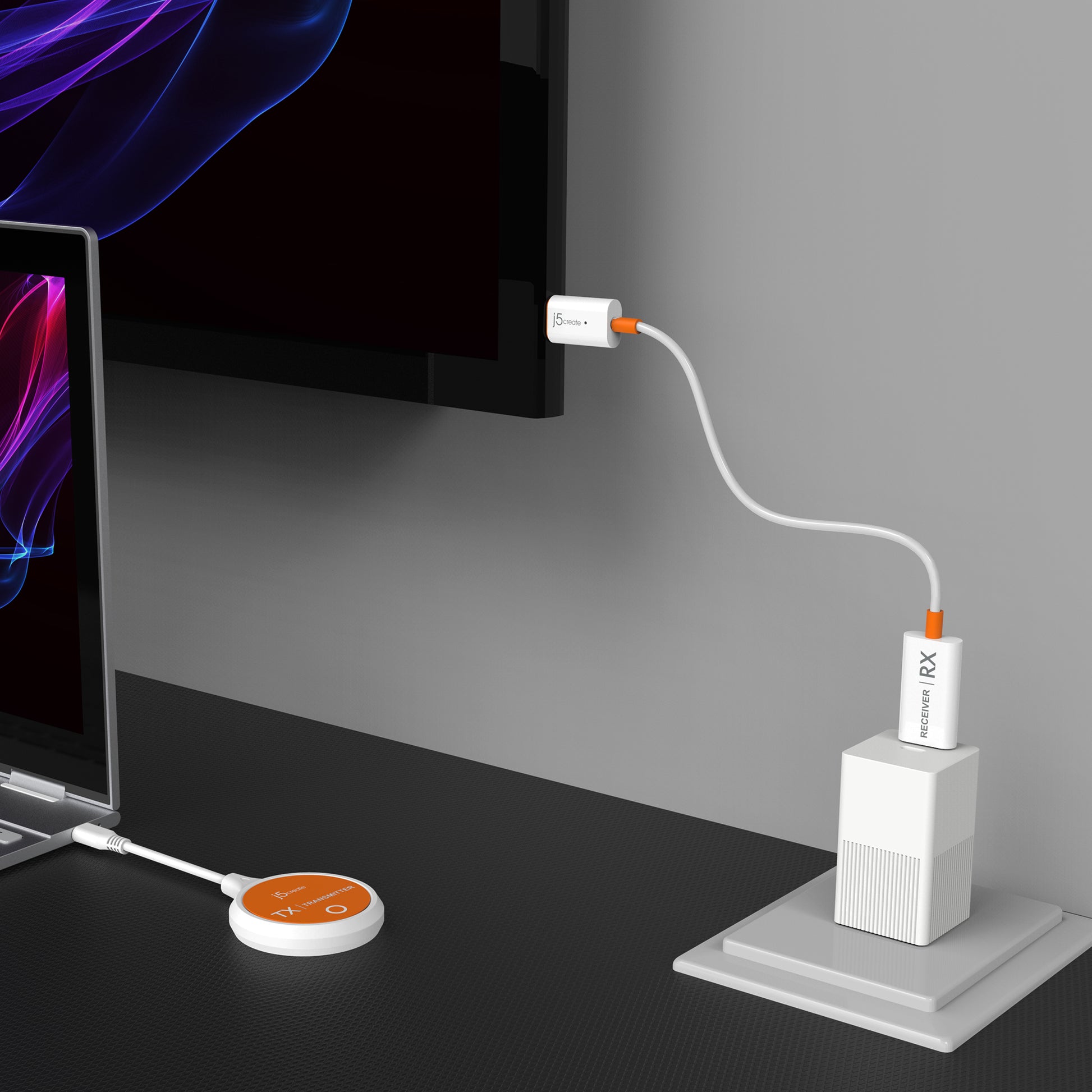 j5create SCREENCAST – Wireless HDMI Extender, USB-C zu HDMI