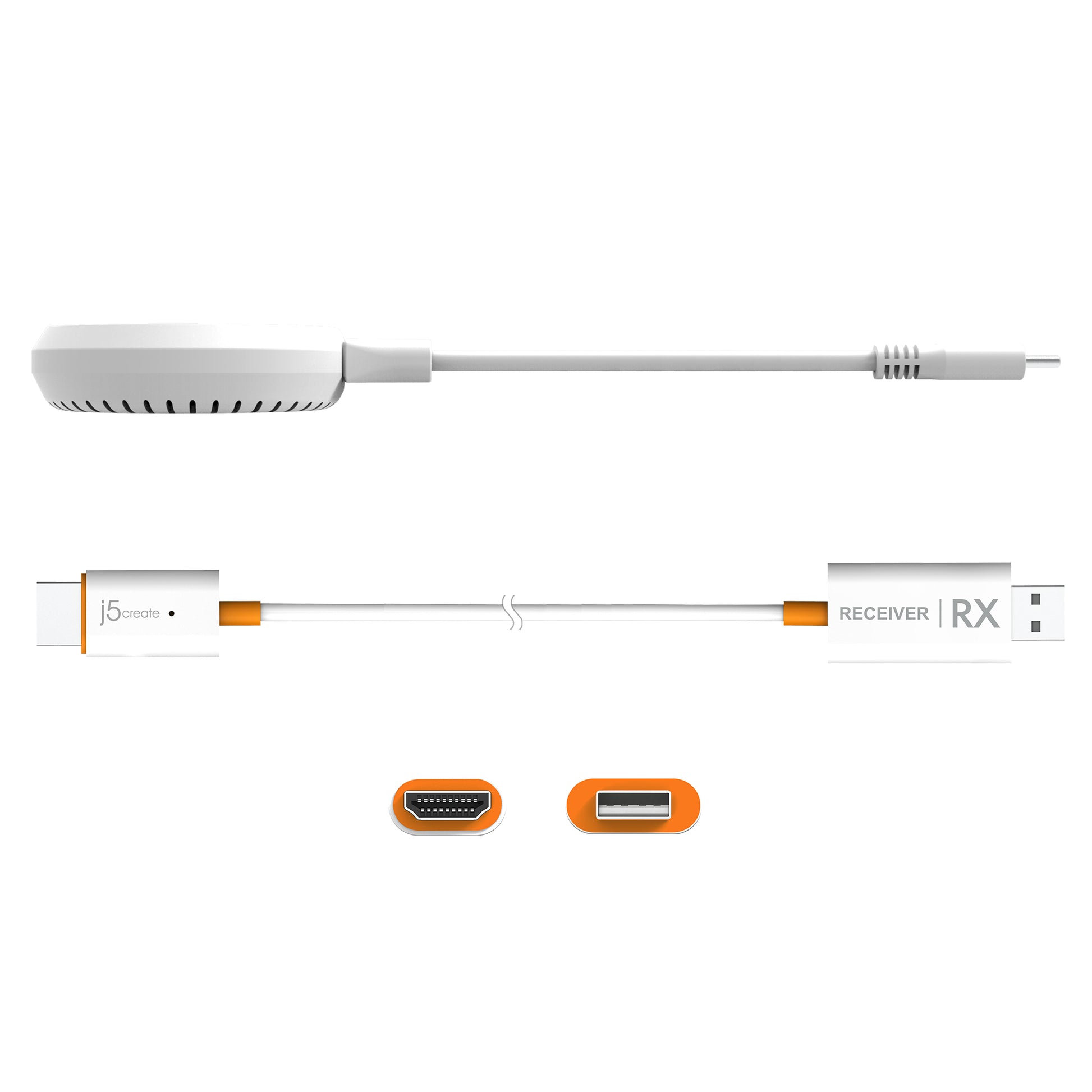 j5create SCREENCAST – Wireless HDMI Extender, USB-C zu HDMI