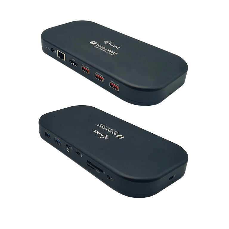 i-tec Dockingstation – Thunderbolt 3, 1× HDMI, 5× USB-A, 1× USB-C, 60 W PD, GbE, für Windows/Mac/iPadOS