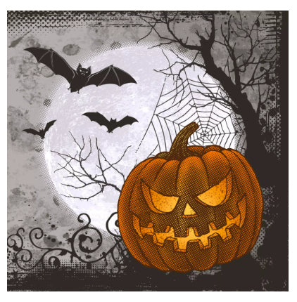 Paper + Design Halloween Servietten – mehrfarbig – 33 × 33 cm, 3-lagig – 20 Stück