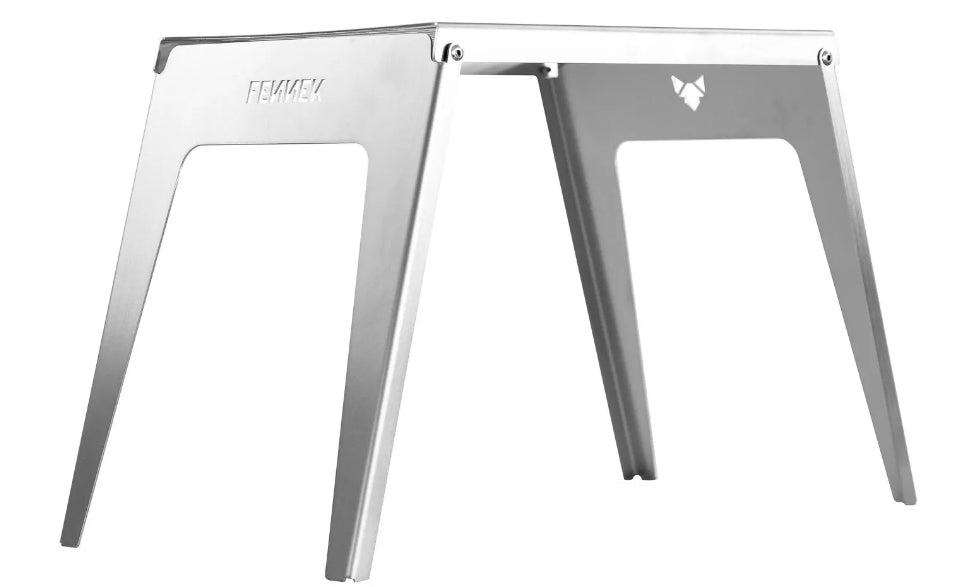 FENNEK Grillrost 23 × 16,6 × 2 cm, Edelstahl, mit Tragetasche, für Hobo Premium Edelstahl