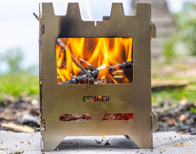 Fennek Grill HOBO Premium – Edelstahl, faltbar – Silber