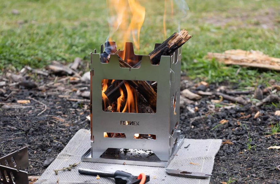 Fennek Grill HOBO Premium – Edelstahl, faltbar – Silber