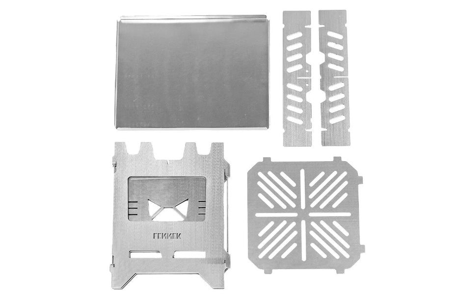 Fennek Grill HOBO Premium – Edelstahl, faltbar – Silber