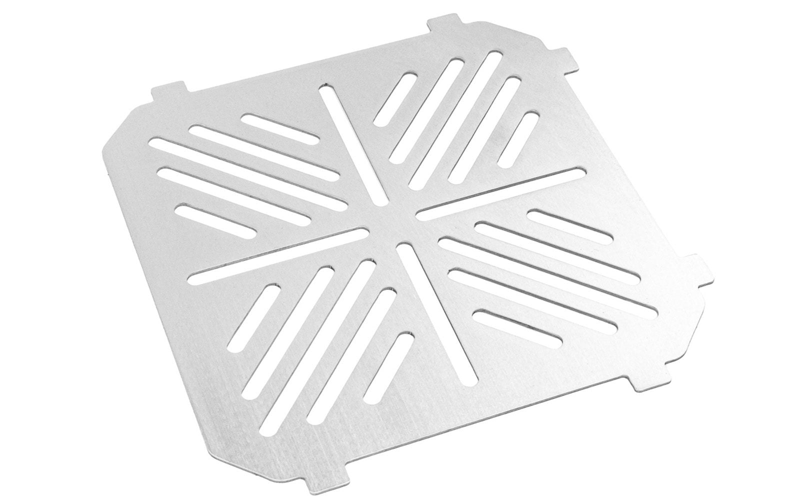 FENNEK Zusatzrost – 13 × 13 × 0,1 cm, Titan – für Hobo Premium Titan