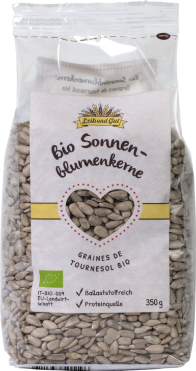 Leib und Gut Bio Sonnenblumenkerne – 350 g