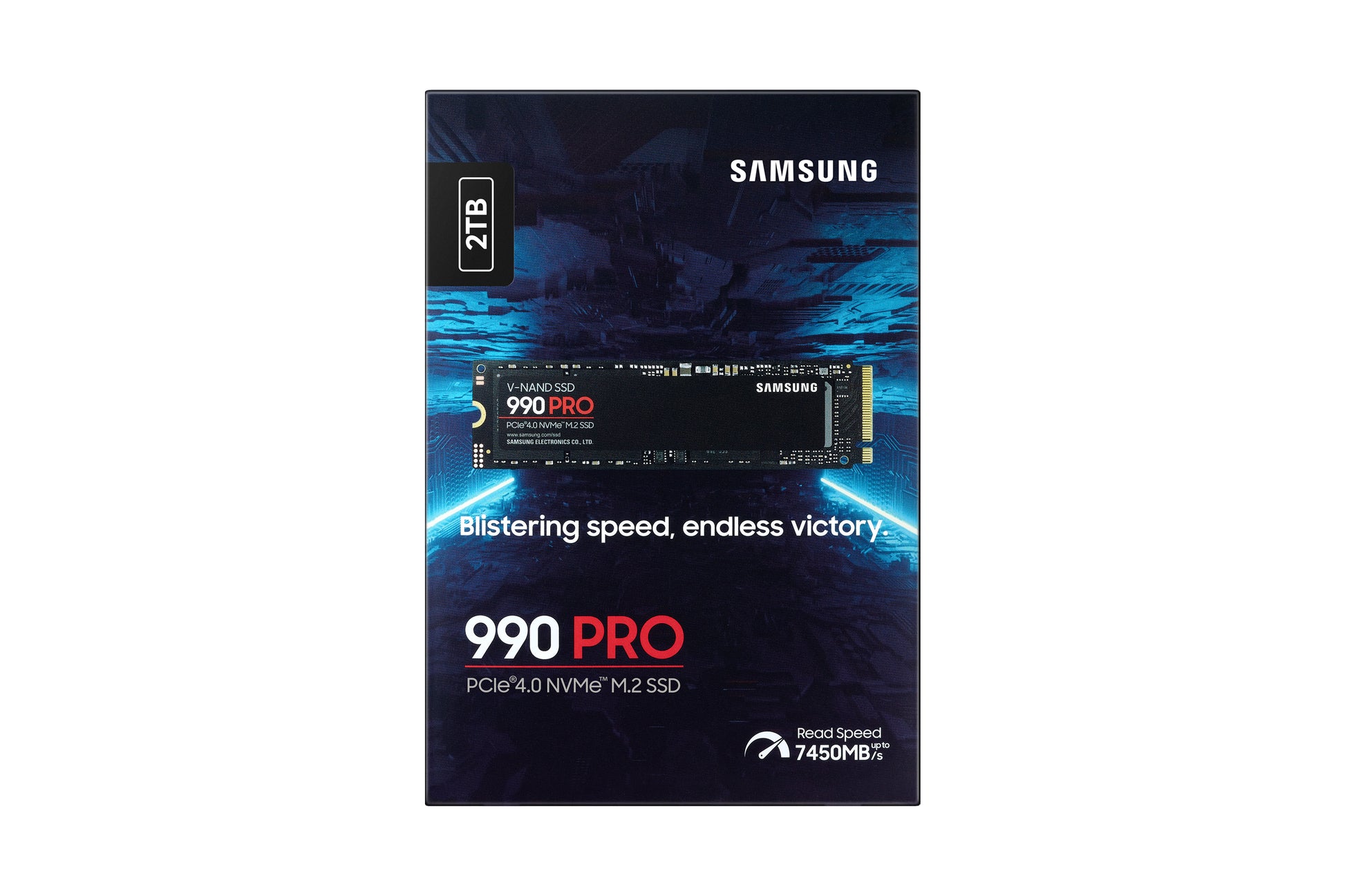 Samsung 990 PRO – 2 TB M.2 2280 NVMe PCIe 4.0 x4, 7'450/6'900 MB/s – für PC