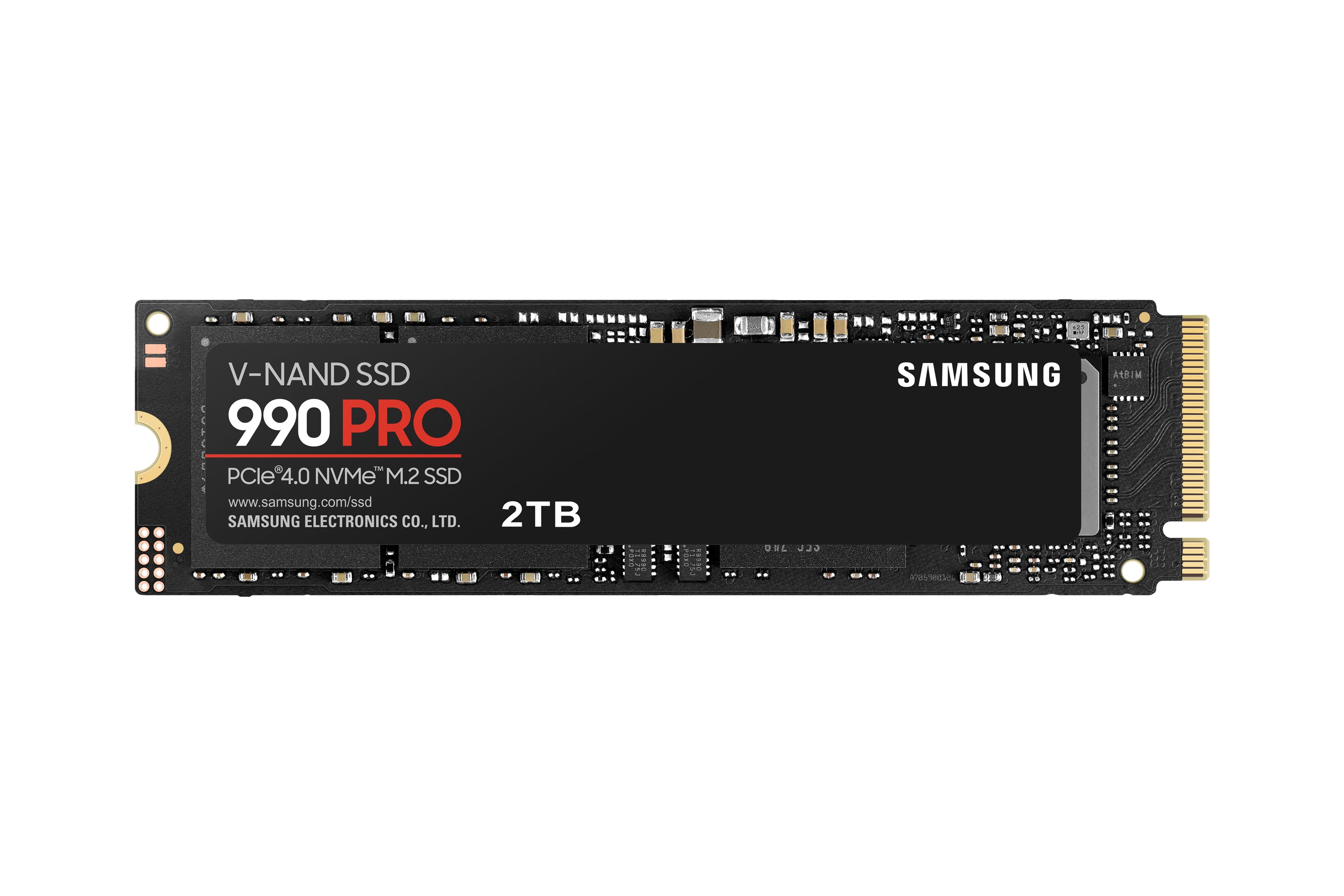 Samsung 990 PRO – 2 TB M.2 2280 NVMe PCIe 4.0 x4, 7'450/6'900 MB/s – für PC