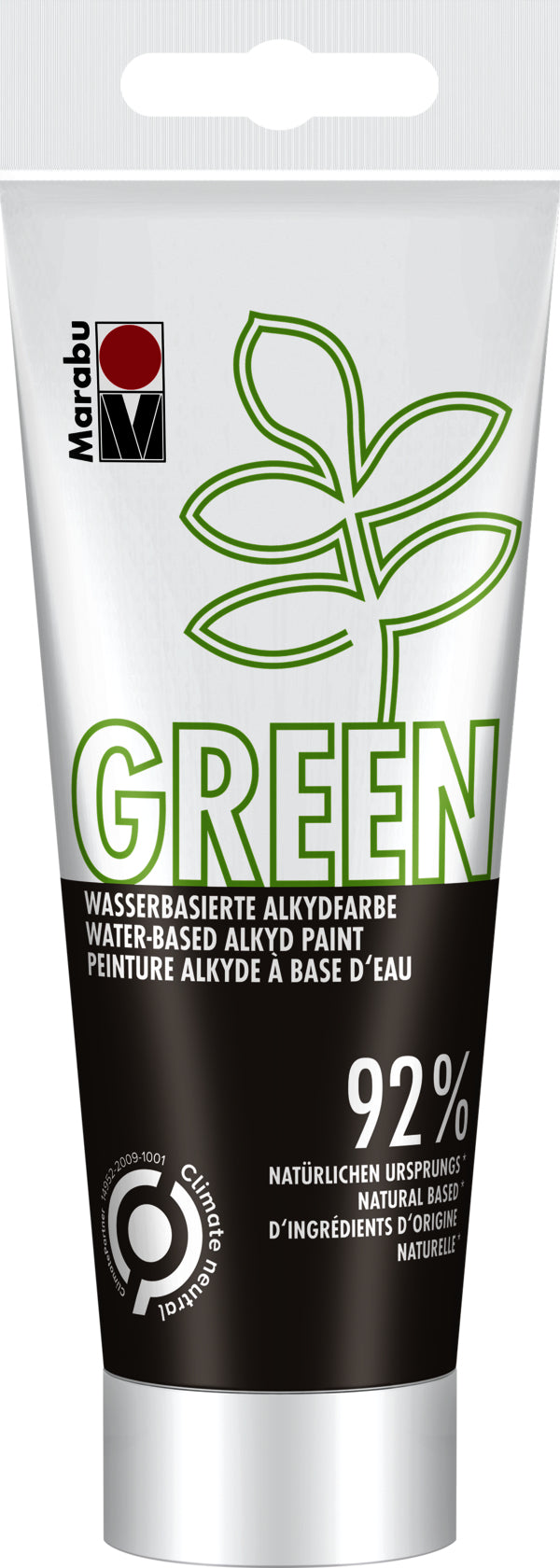 Marabu Alkydfarbe – Dunkelbraun 161, wasserfest – 100 ml, Tube – für Papier, Holz, Stein
