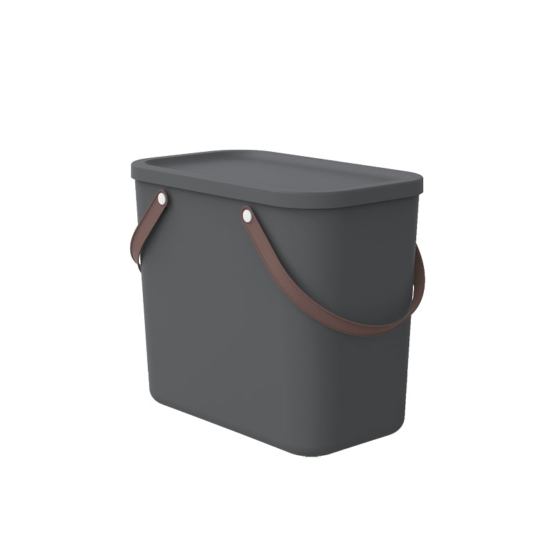 Rotho Aufbewahrungsbox – Kunststoff, Anthrazit, 23,5 × 34 × 40 cm – 1er-Pack