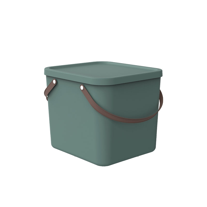 Rotho Albula Aufbewahrungsbox – Kunststoff, Mistelgrün, 35,8 × 34 × 40 cm
