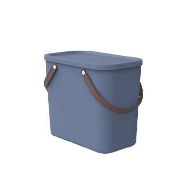 Rotho Aufbewahrungsbox Albula – Kunststoff, Horizon Blau, 23,5 × 34 × 40 cm