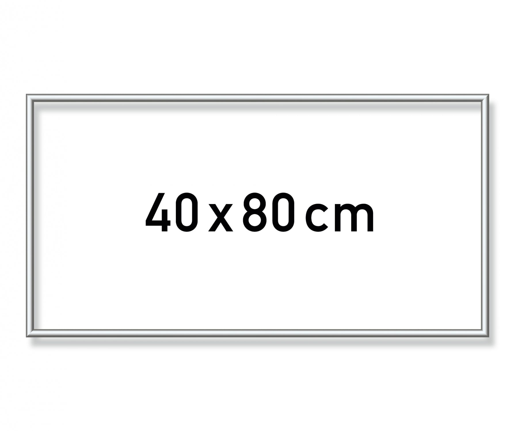 Schipper Bilderrahmen – für 40 × 80 cm – Aluminium, silber