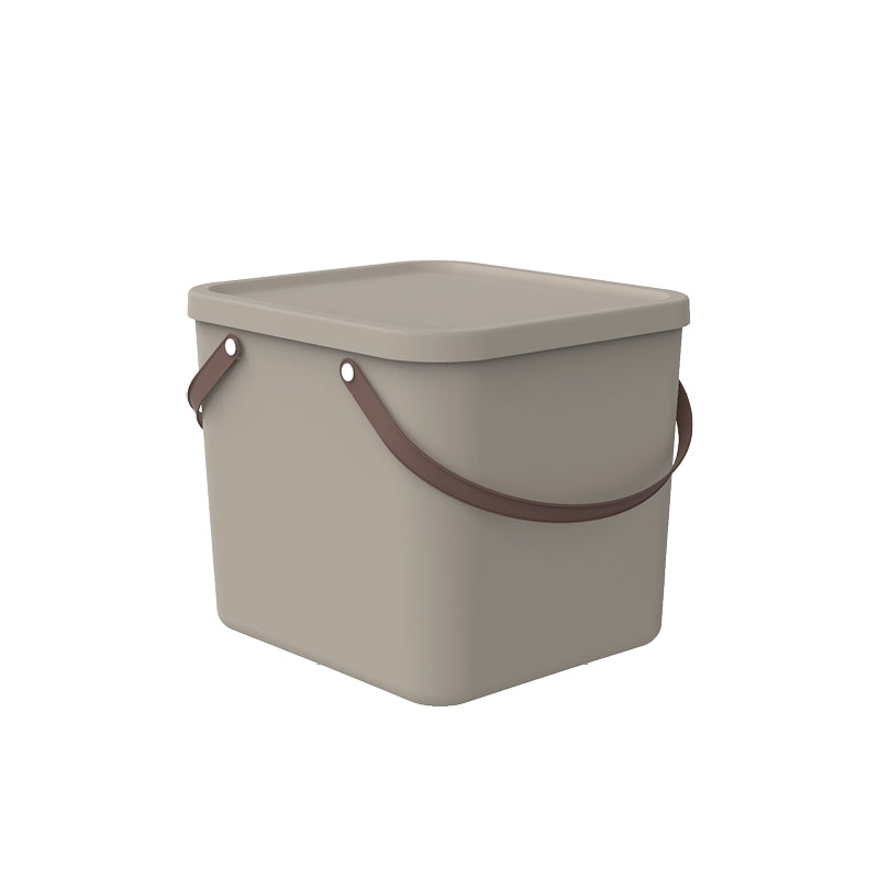 Rotho Aufbewahrungsbox Albula – Kunststoff, Cappuccino, 35,8 × 34 × 40 cm – 1er-Pack