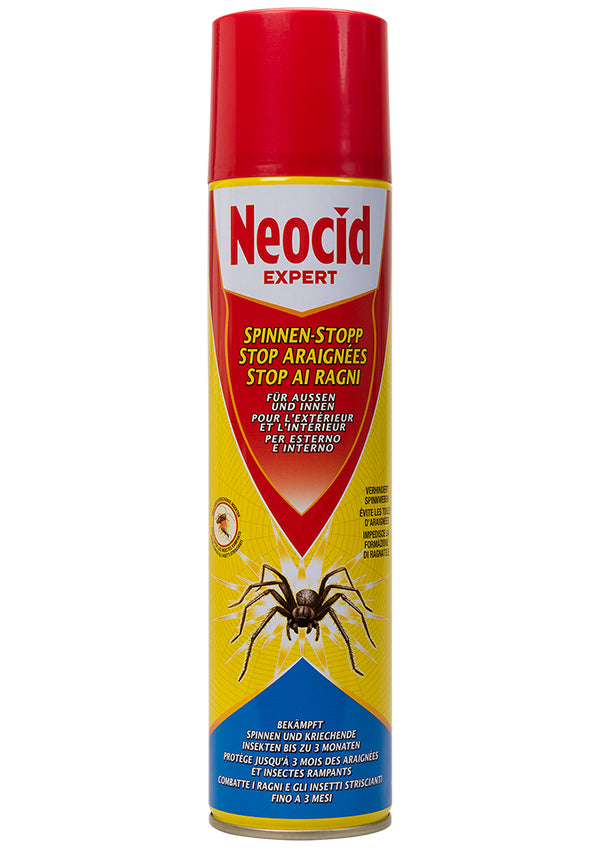 Neocid EXPERT Spinnen-Stopp-Spray – Insektizid – 400 ml – mehrfarbig – für Spinnen