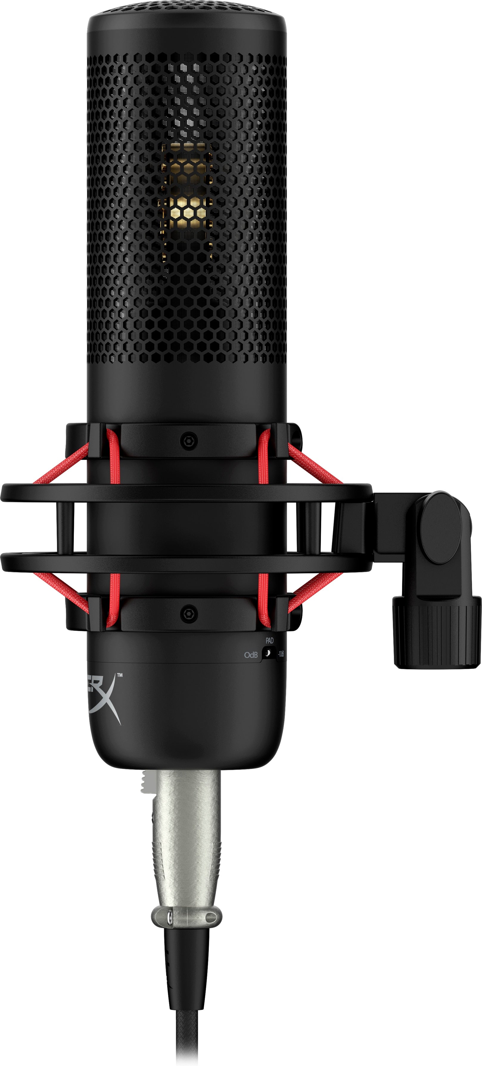 HyperX Procast – Tischmikrofon – XLR, kabelgebunden, 75 dB SNR – Schwarz