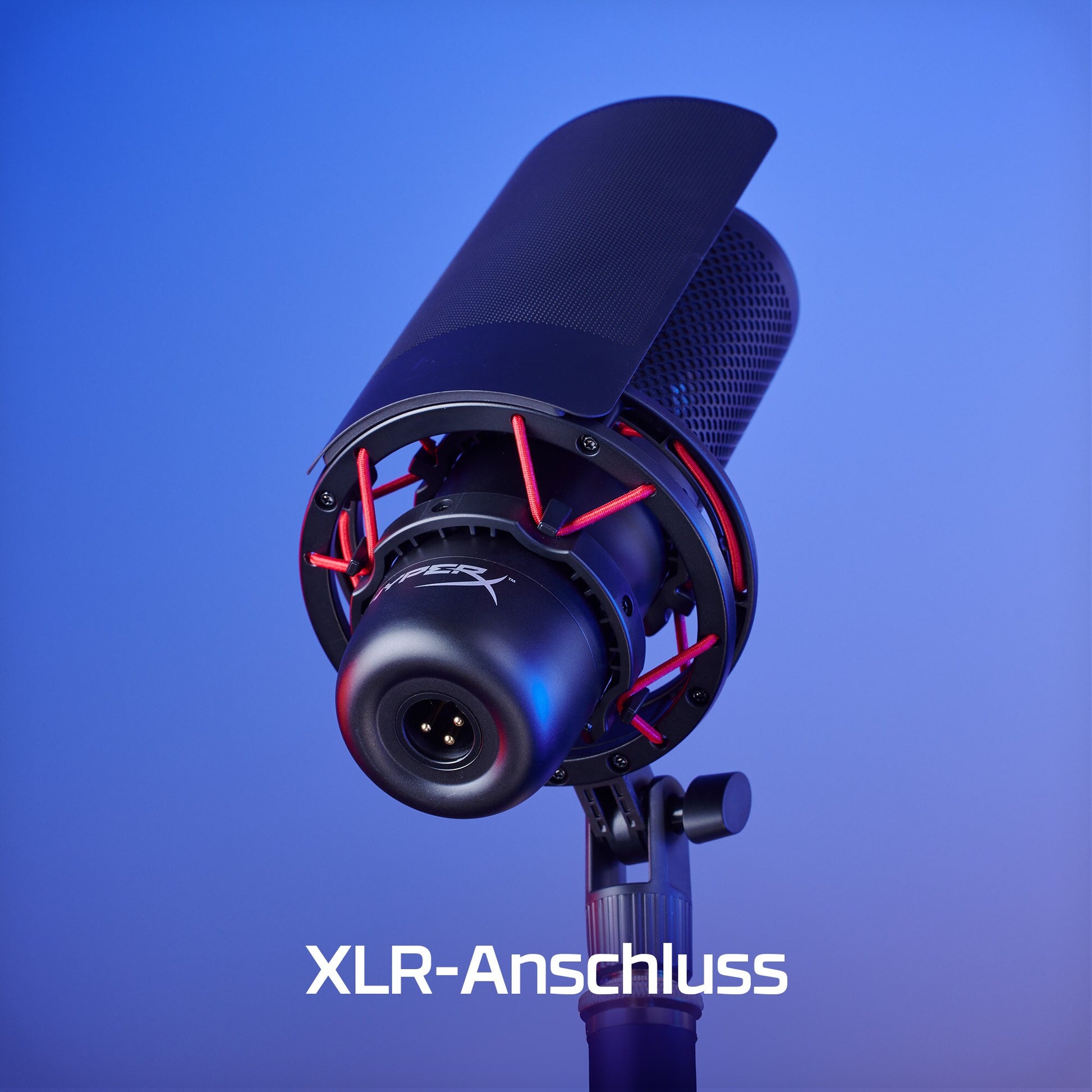 HyperX Procast – Tischmikrofon – XLR, kabelgebunden, 75 dB SNR – Schwarz