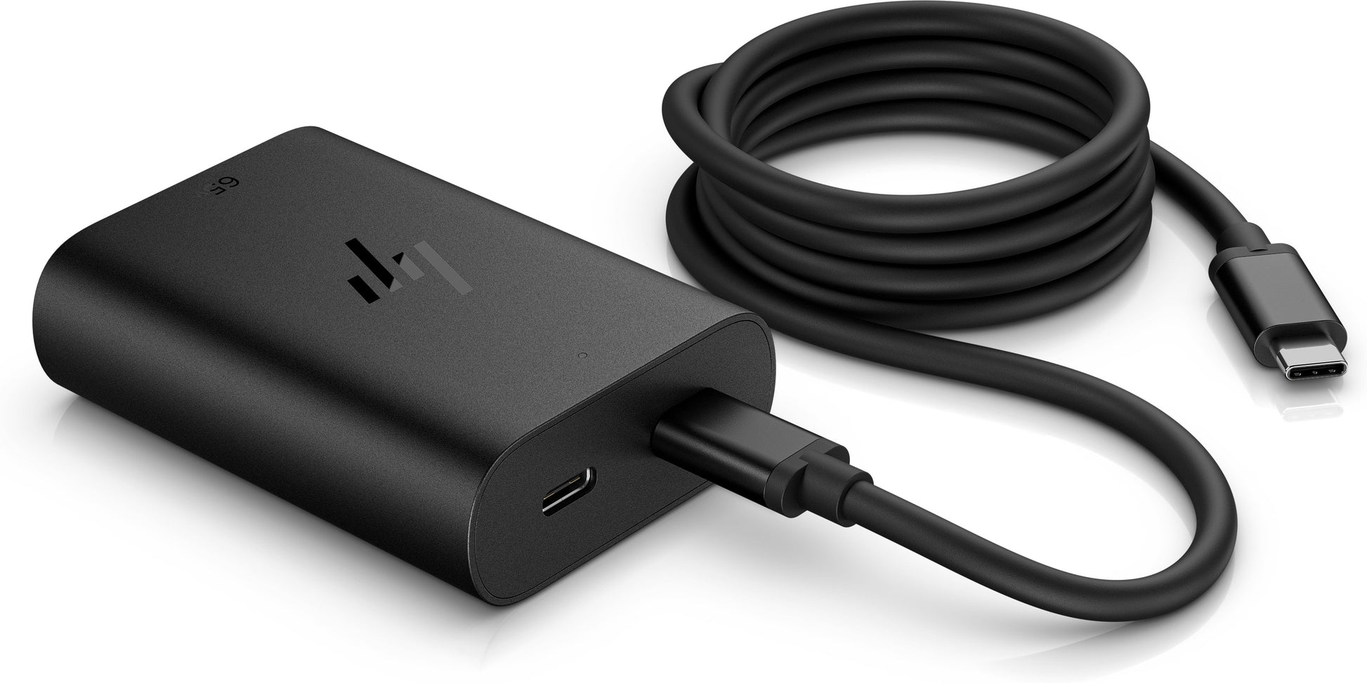 HP USB-Ladegerät 65 W – USB-C×2 – PD, GaN – Schwarz