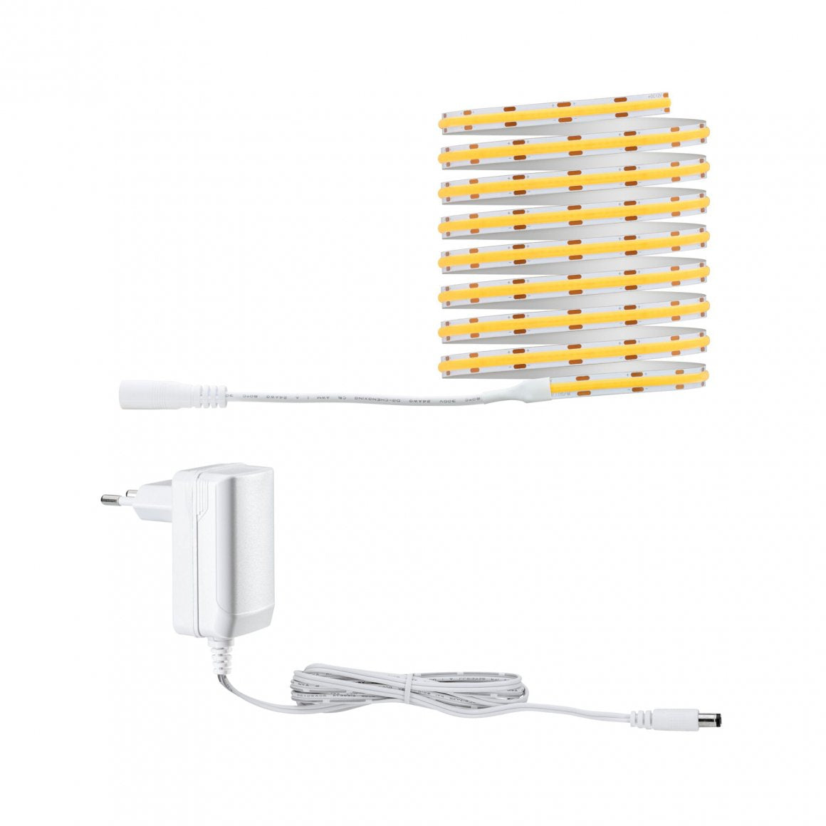 Paulmann LED-Strip SimpLED COB Strip – Set, 3 m, 1500 lm, 11 W, 3000 K, weiss, inkl. Netzteil