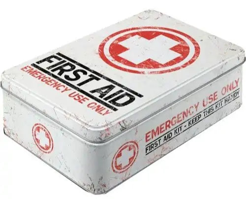 Nostalgic Art Aufbewahrungsbox 2,5 l – Metall – Weiss – 230 × 70 × 160 mm