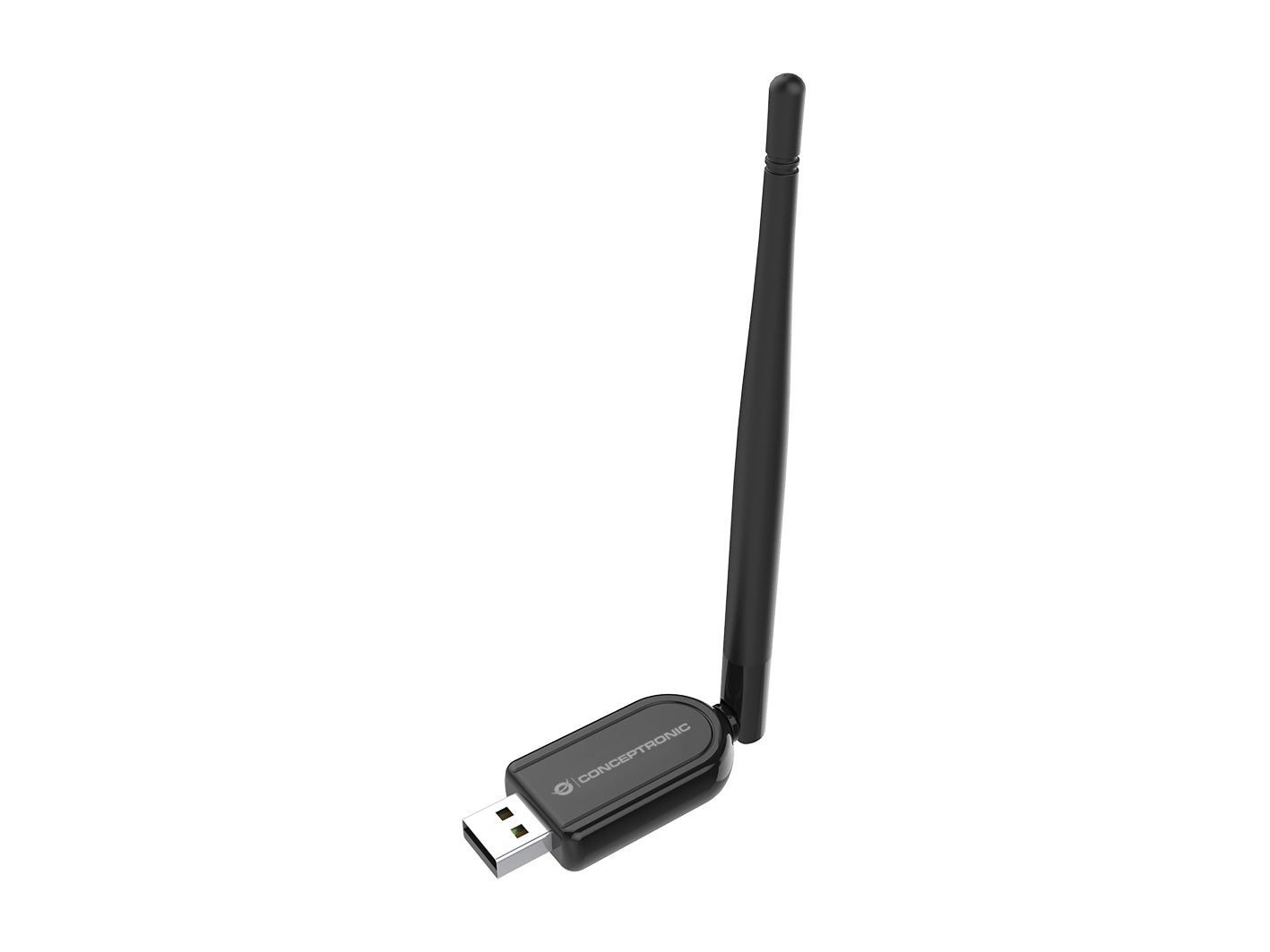 Conceptronic ABBY07B USB-Bluetooth-Adapter – Bluetooth 5.1, externe Antenne, bis 100 m, für Windows-PC