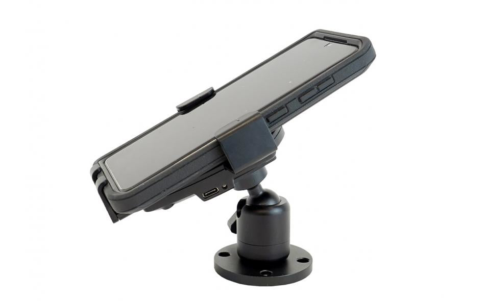 Gamber-Johnson 7170-0955 Kfz-Ladehalterung – Schraubbefestigung – USB – für Smartphones – Schwarz