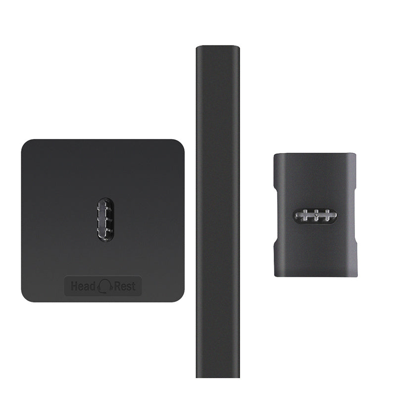 Hagor TV-Wagen – 130" – Motorisiert, mit Rollen, für Samsung IER 130", Samsung IEA 130" – Schwarz