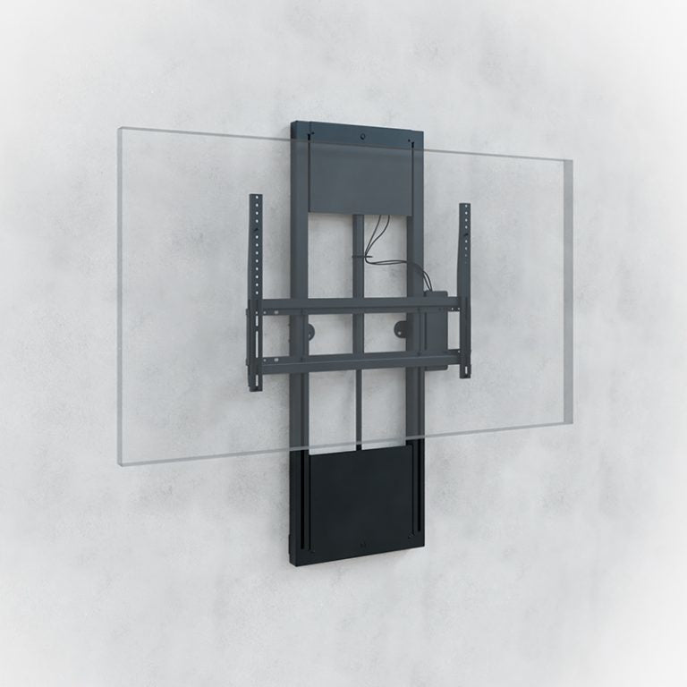 Hagor WH MOTO SLIM – Wandhalterung, für 42–75", VESA 200×200–800×600, bis 100 kg, motorisiert, schwarz