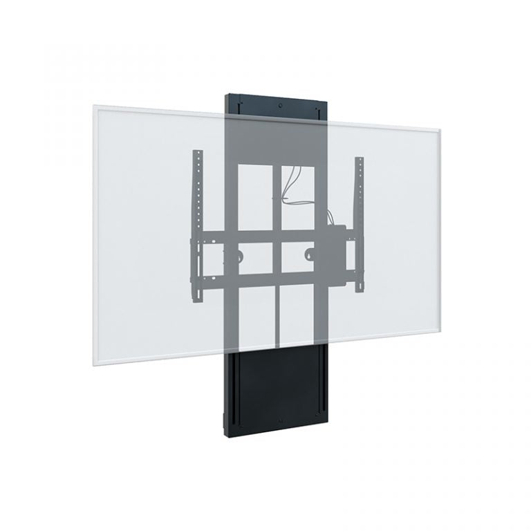 Hagor WH MOTO SLIM – Wandhalterung, für 42–75", VESA 200×200–800×600, bis 100 kg, motorisiert, schwarz