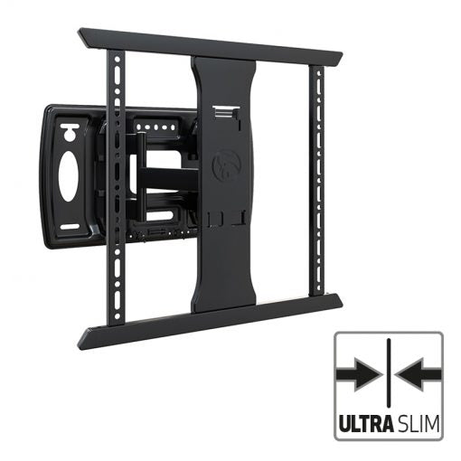 Hagor Wandhalterung – Vollbeweglich – 40–65" – VESA 200×100–400×400 – bis 30 kg, mit Kabelclips, ultraflach