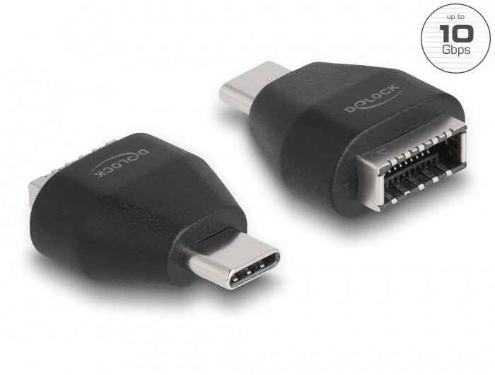DeLOCK USB-C zu USB-A Adapter – USB 3.2 Gen 2 (10 Gbit/s) – Schwarz