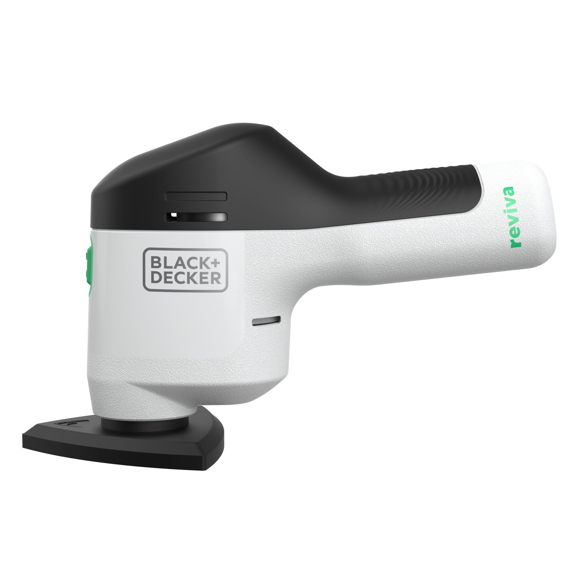 Black & Decker reviva – reviva Akku-Deltaschleifer, Gehäuse aus 50% recycelten PET-Flaschen, REVDS12C