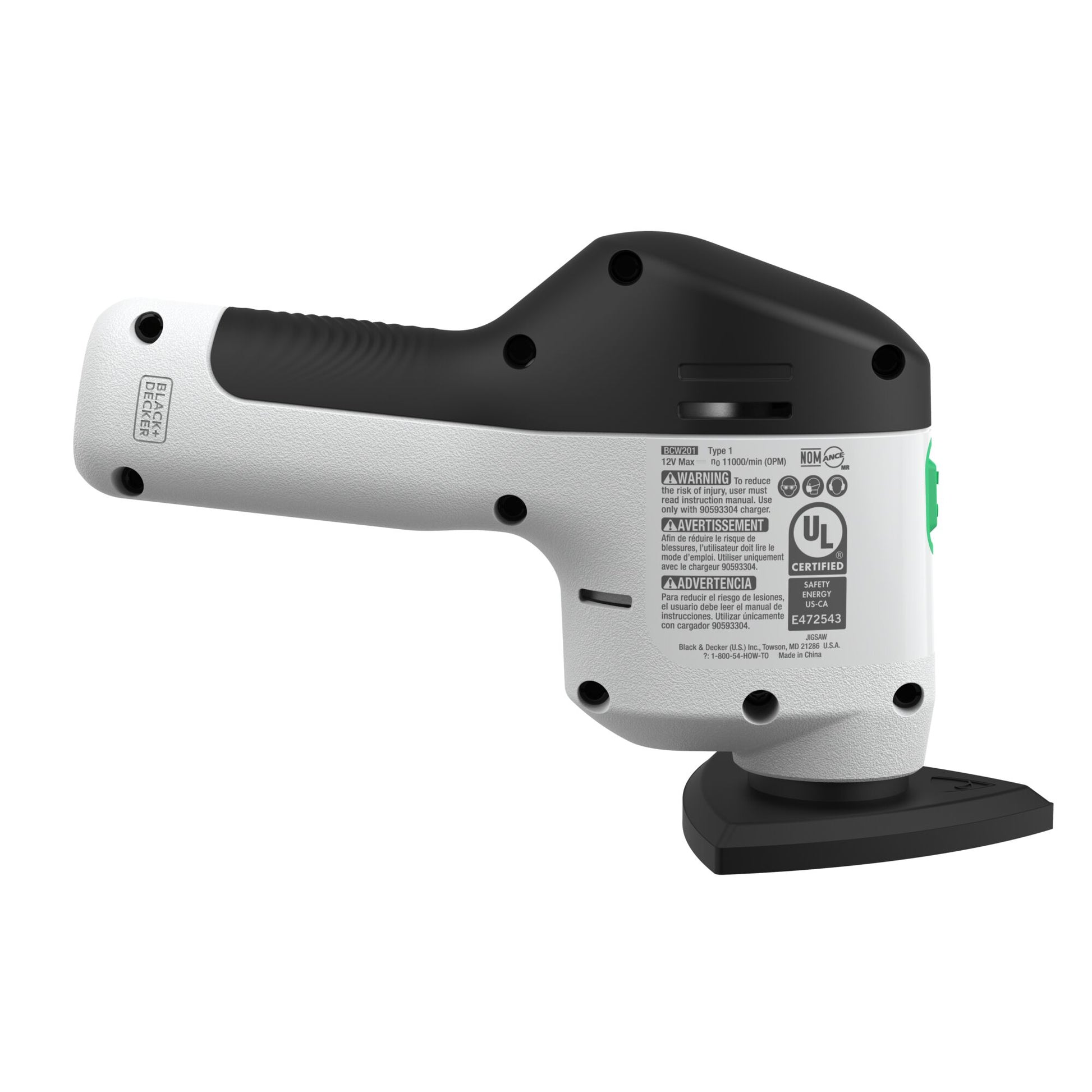 Black & Decker reviva – reviva Akku-Deltaschleifer, Gehäuse aus 50% recycelten PET-Flaschen, REVDS12C